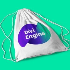 Divi Engine String Bag (Big Logo)