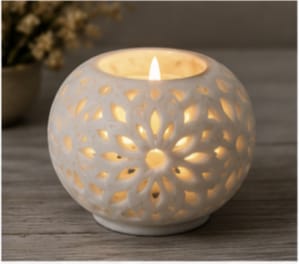 Marble Tea Light Holder