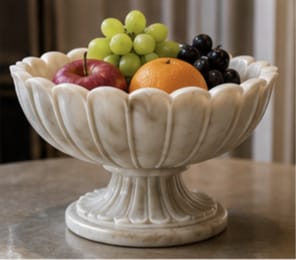 Marble Fruit Bowl